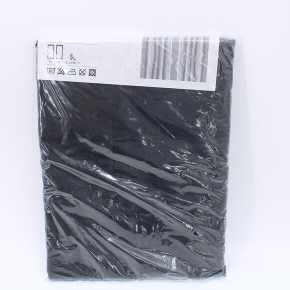 Ikea Wilma Curtains Black 57" x 98" 2 Panels - Picture 4 of 4
